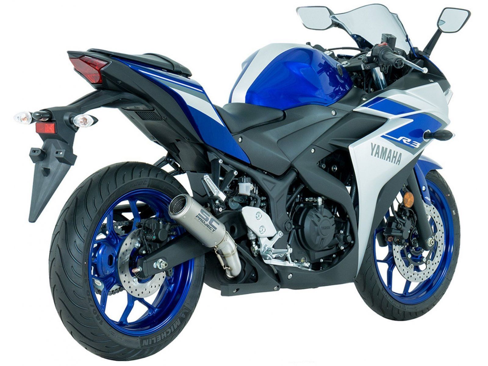 Глушитель SC Project CR-T для Yamaha R3 15-17