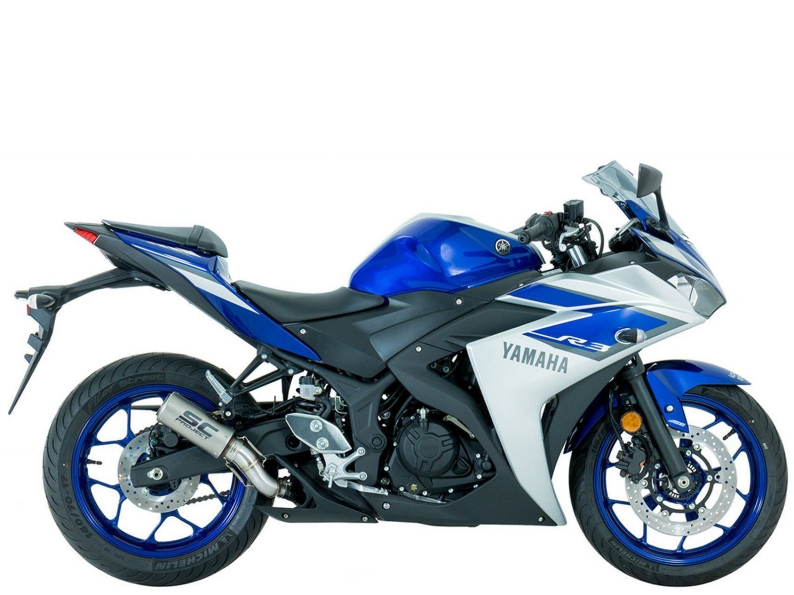 Глушитель SC Project CR-T для Yamaha R3 15-17