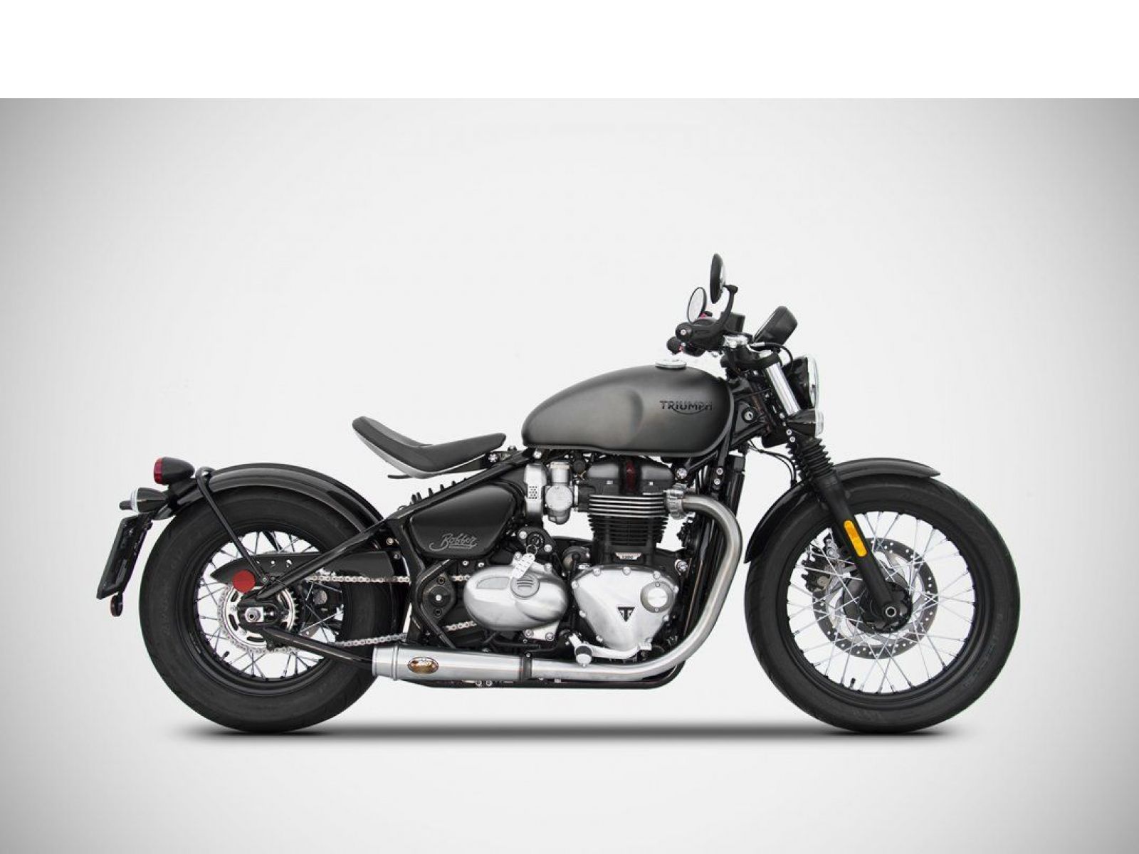 Глушители Zard для Triumph Bobber 17-19