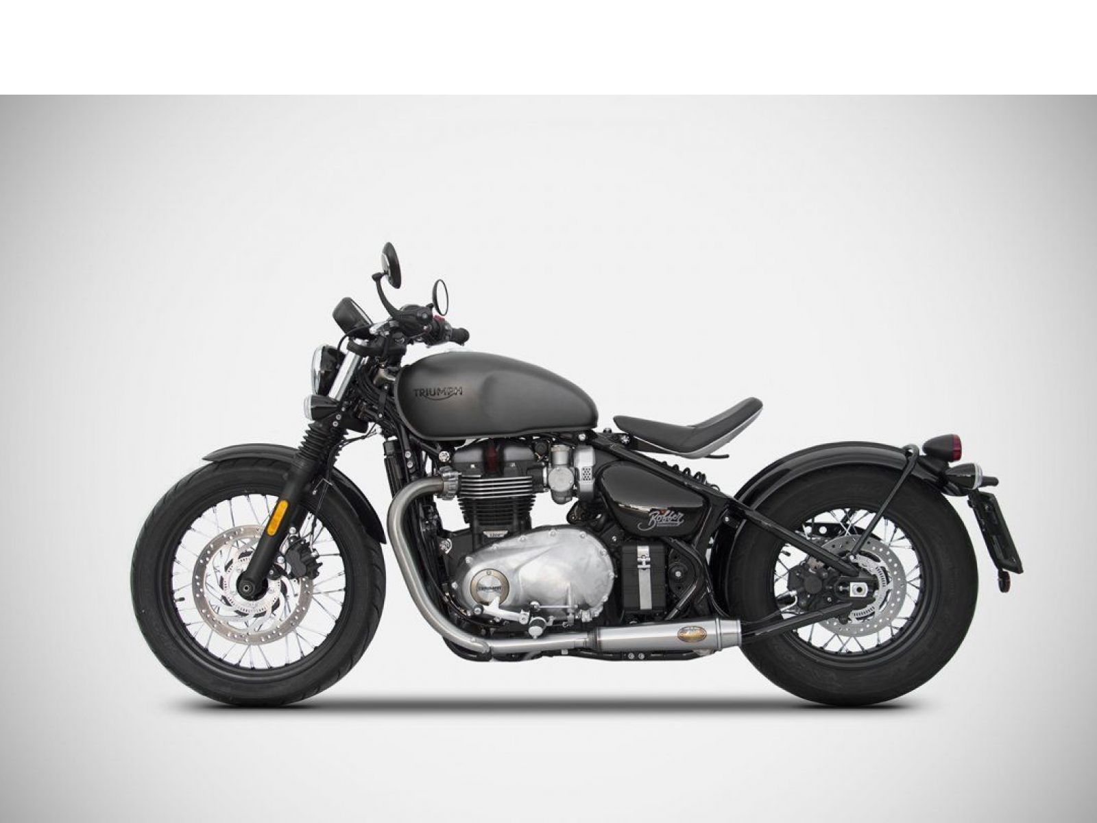 Глушители Zard для Triumph Bobber 17-19