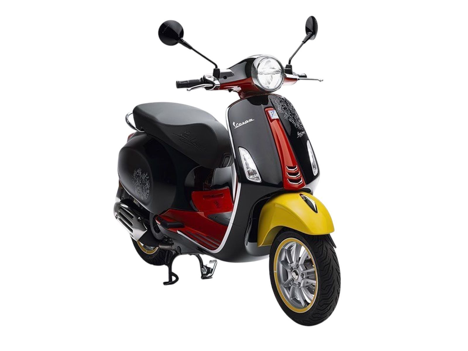 Скутер VESPA Primavera 50 Disney Mickey Mouse Edition (Black Red) 2023