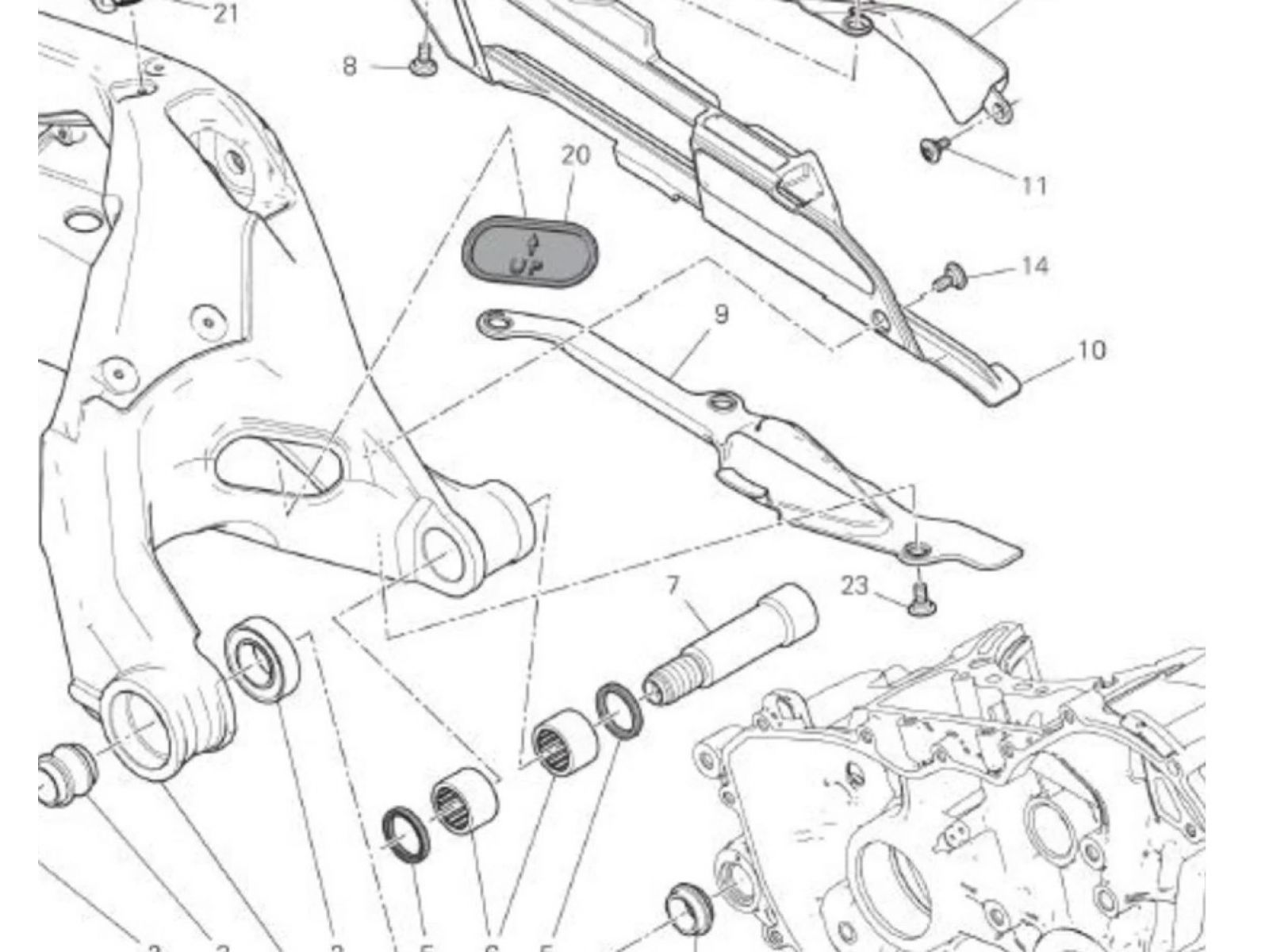 Ducati слайдер цепи 44712581A