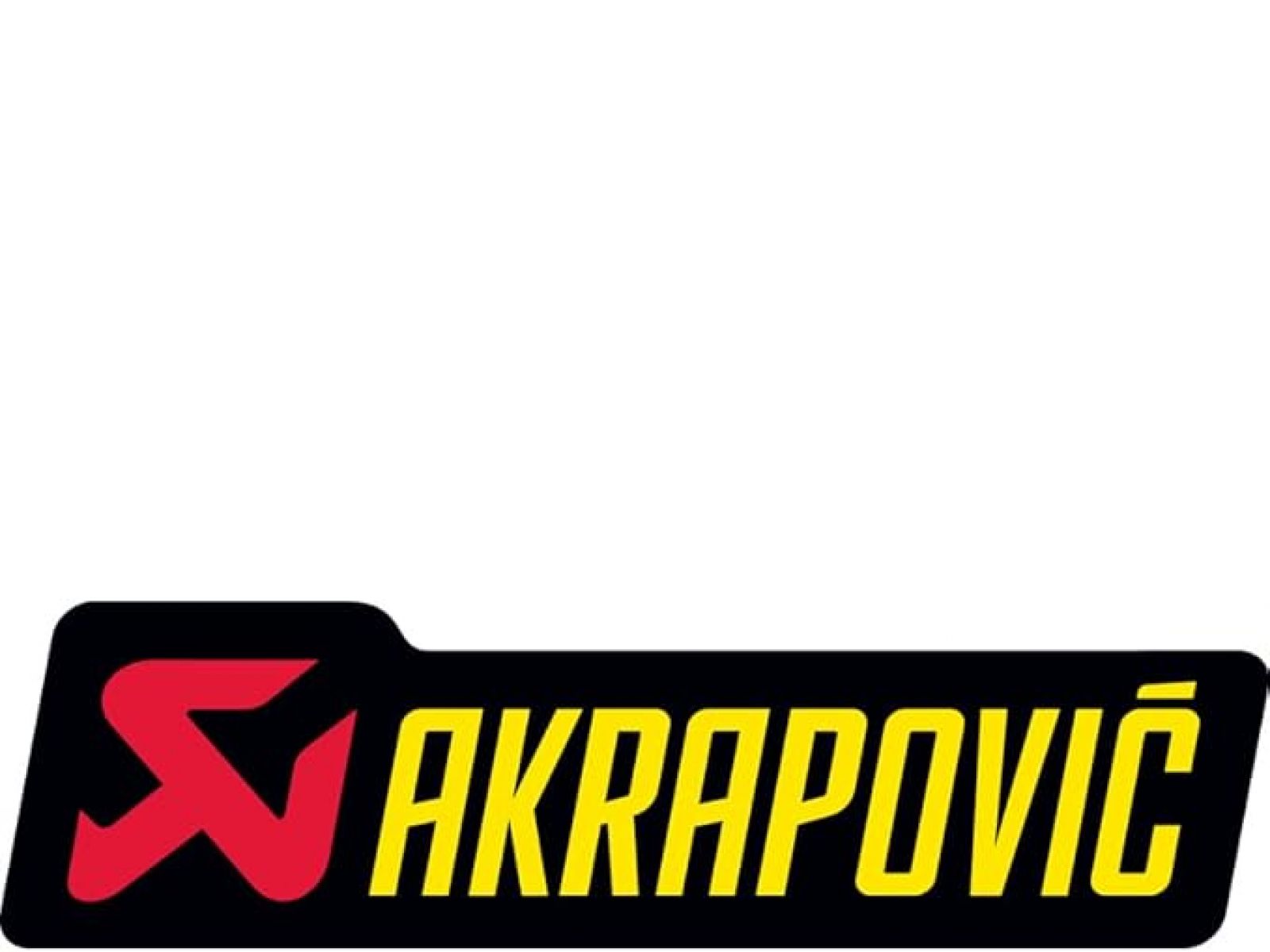 Термонаклейка Akrapovic 150x44мм