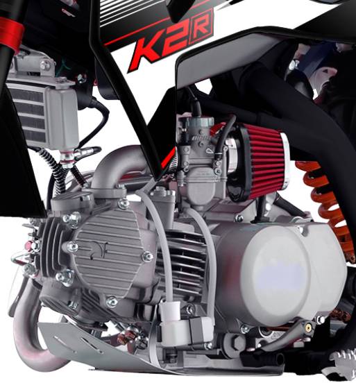 Питбайк K2R PF-R160 оснащен мощным двигателем